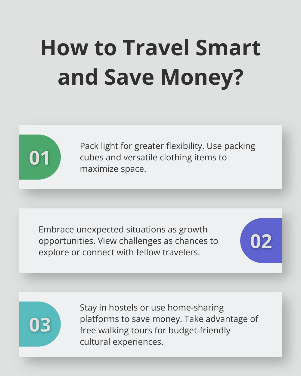 Infographic: How to Travel Smart and Save Money?